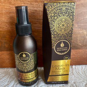 Moroccan gold series leave in hair mask 4.2 oz